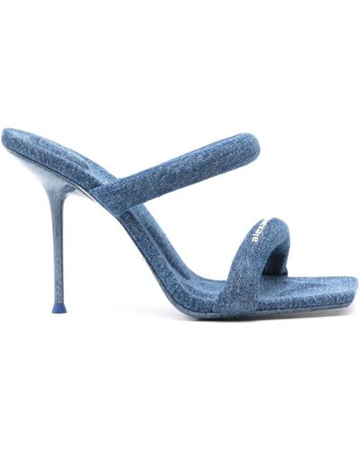 Alexander Wang Julie 105mm Sandals - Blue