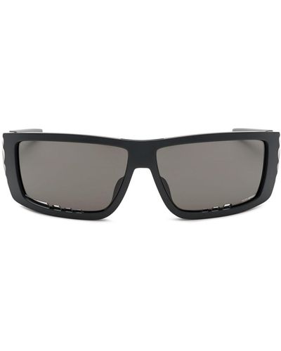 Philipp Plein Fierless Rectangle-frame Sunglasses - Grey