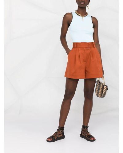 Styland High-waisted Shorts - Brown