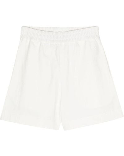 Jil Sander Embroidered-logo Tracking Shorts - White