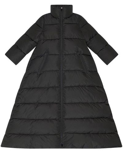 Balenciaga Long Puffer Coat - Black