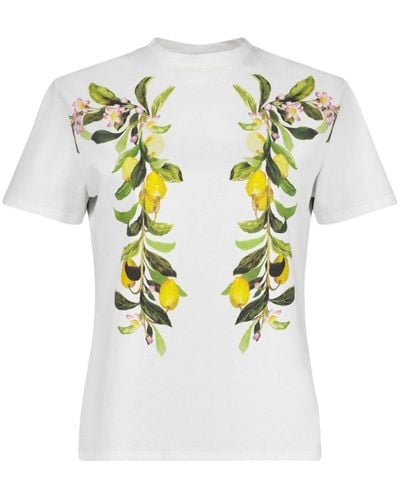 Giambattista Valli T-shirt Saint-Tropez en coton - Blanc