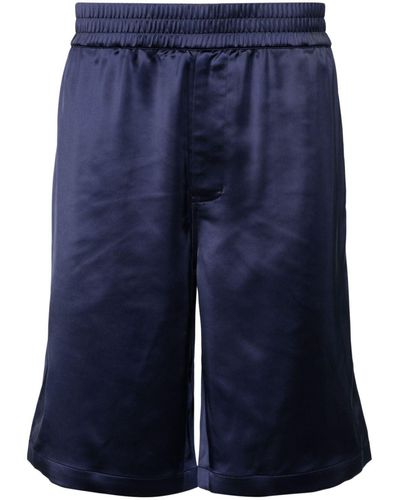 Axel Arigato Satijnen Shorts - Blauw
