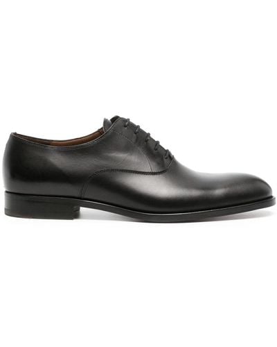 Fratelli Rossetti Lace-up Polished Leather Brogues - Black