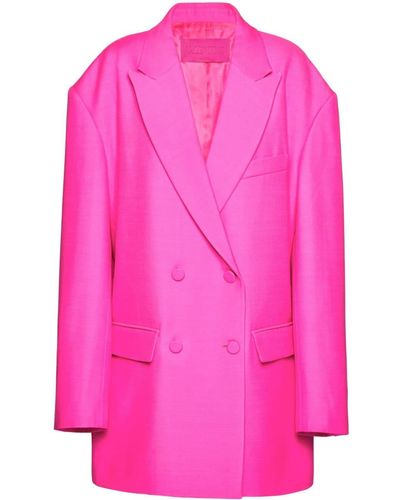 Valentino Garavani Blazer in Crepe Couture - Rosa