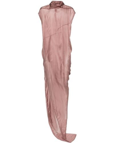 Rick Owens Edfu T Silk Dress - Pink