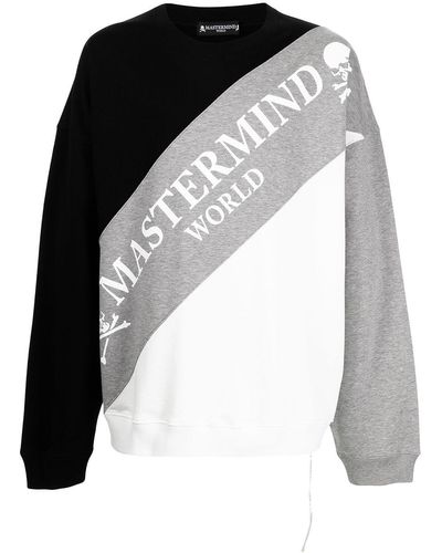 MASTERMIND WORLD Sweatshirt mit Logo-Print - Schwarz