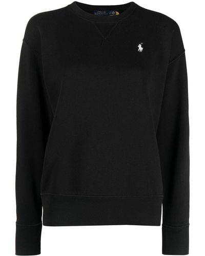 Polo Ralph Lauren Crew Neck Sweatshirt - Black