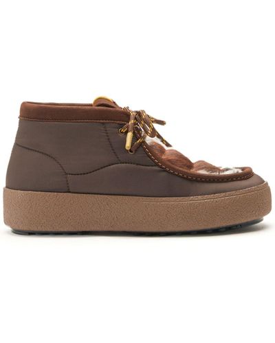 Moon Boot Mb Ltrack Wallaby Mid Pony Brown/cow Print