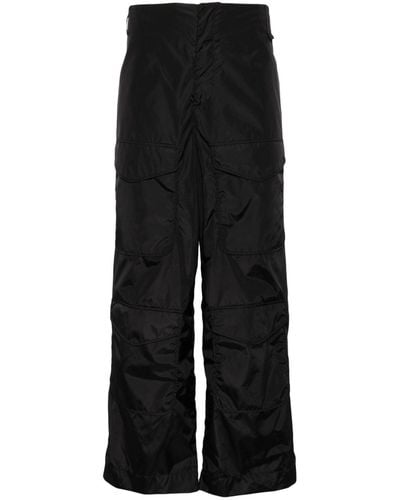 Simone Rocha High-waisted Cropped Trousers - Black
