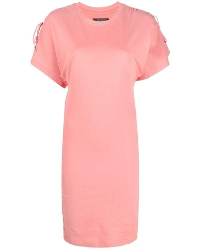 Isabel Marant Zarko Mini T-shirt Dress - Pink