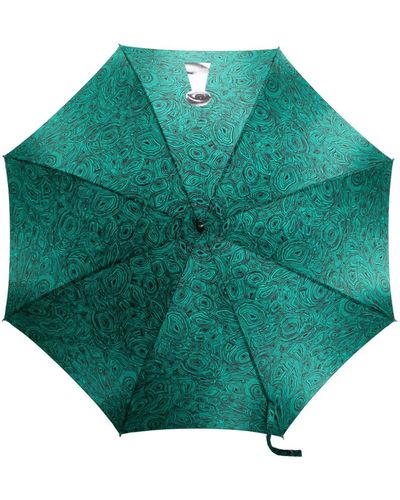 Fornasetti Keyhole-print Umbrella - Green