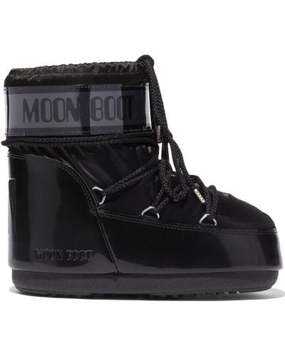Moon Boot Botas de nieve Glance planas - Negro