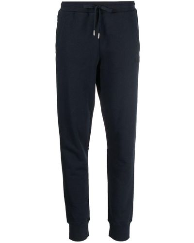 Woolrich Pantalon de jogging à logo brodé - Bleu