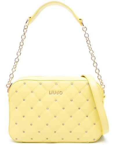 Liu Jo Logo-lettering Cross Body Bag - Yellow
