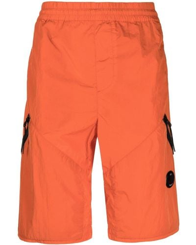 C.P. Company Multi-pocket Bermuda Shorts - Orange