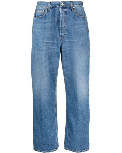 Gucci Jeans mit weitem Bein - Blau