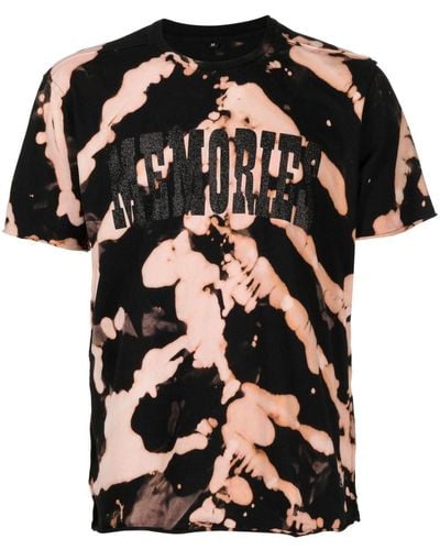 Stain Shade Camiseta con efecto lavado de Moncler Genius x Hiroshi Fujiwara - Negro