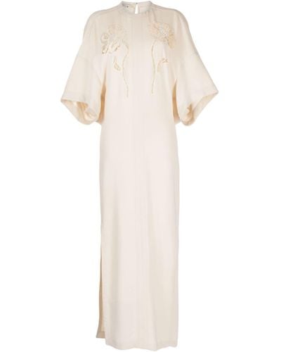 Stella McCartney Broderie-anglaise Cotton Midi Dress - White