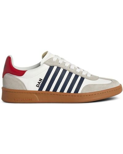 DSquared² Boxer panelled sneakers - Weiß