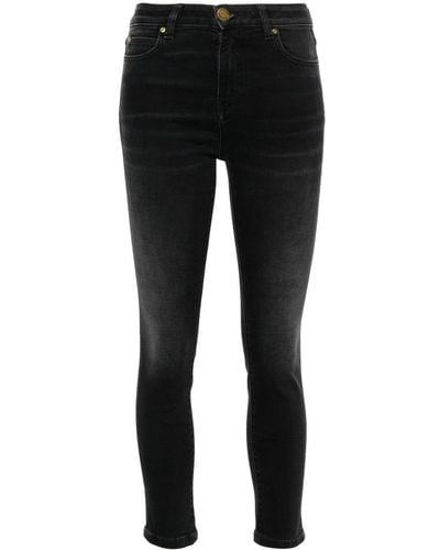 Pinko Skinny-Jeans mit hohem Bund - Schwarz