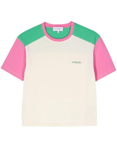 Maison Labiche Amour Abel Tシャツ - ピンク