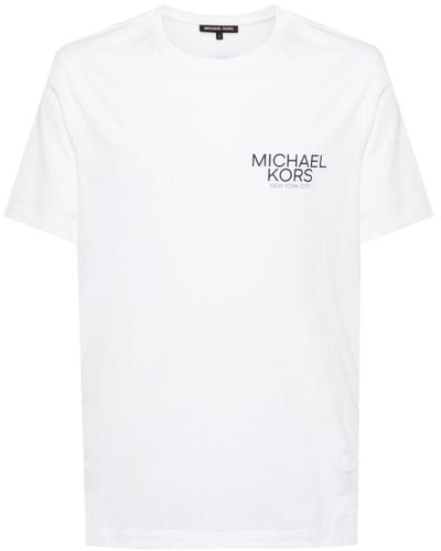 Michael Kors Logo-print Cotton T-shirt - White