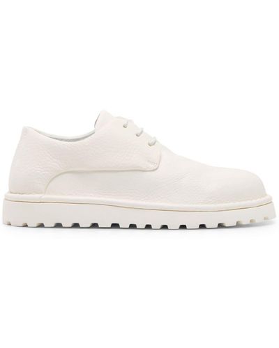 Marsèll Pallottola Pomice Leather Derby Shoes - White