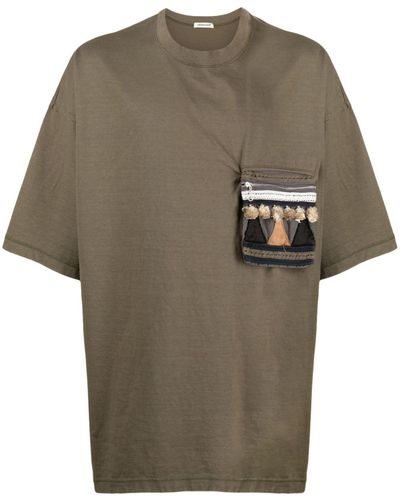Undercover -motif Cotton T-shirt - Brown