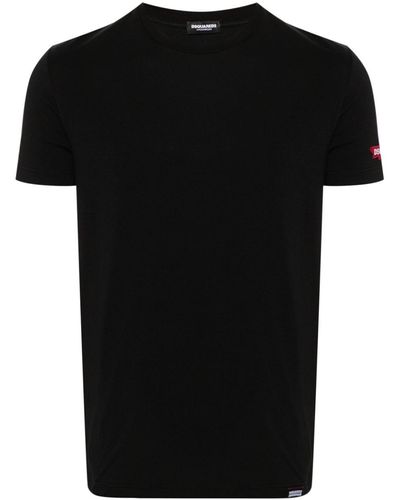 DSquared² T-shirt con applicazione - Nero