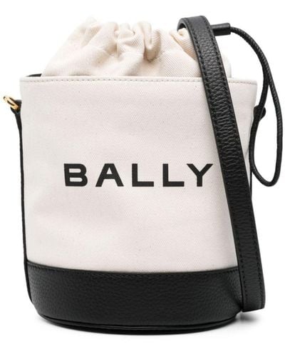 Bally Bar Bucket-tas - Zwart