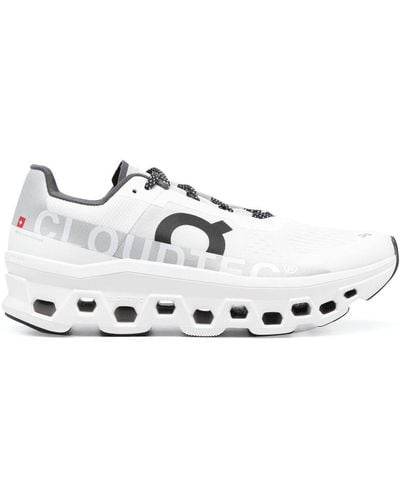 On Shoes Cloudmonster Running Sneakers - White