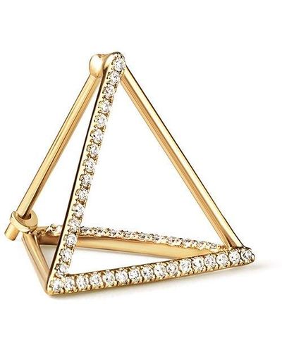 Shihara Diamond Triangle Earring 15 (03) - Metallic