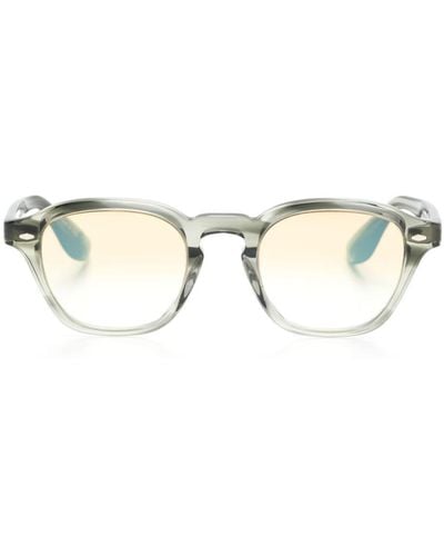Oliver Peoples Peppe Square-frame Sunglasses - Natural