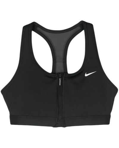 Nike Brassière de sport Swoosh - Noir