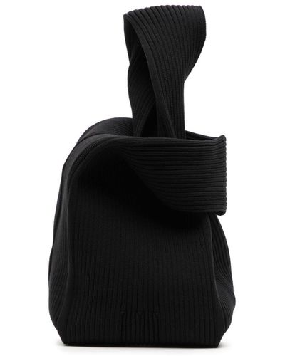CFCL Notched Ribbed-knit Bag - Black