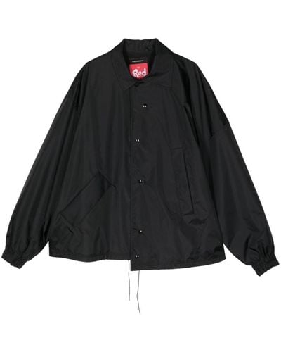 Fumito Ganryu X Phenomenon logo-print shirt jacket - Negro