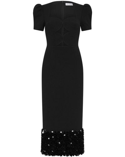 Rebecca Vallance Elaine Midi Dress - Black