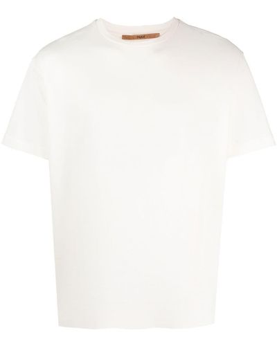 Nuur Short-sleeve Cotton T-shirt - White