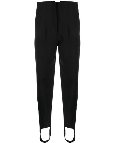 GIUSEPPE DI MORABITO High-waisted Wool-blend leggings - Black