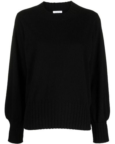 Malo Crew-neck Cashmere Sweater - Black
