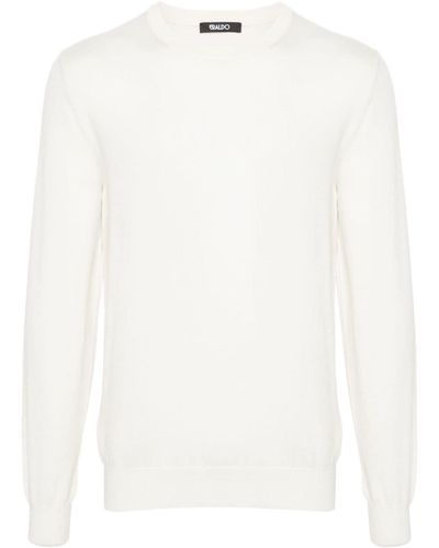 Eraldo Crew-neck Sweater - White
