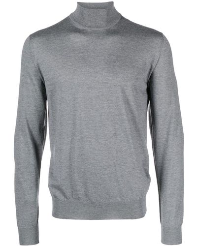 Corneliani Virgin-wool Turtleneck Sweater - Gray
