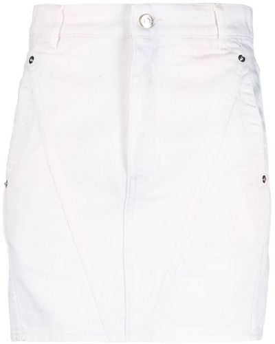 IRO パネルミニスカート - ホワイト