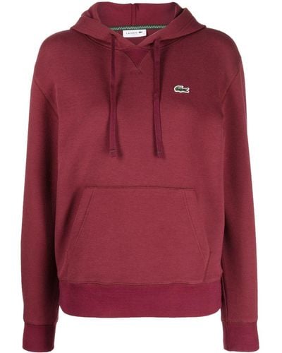Lacoste Logo-embroidered Piqué Hoodie