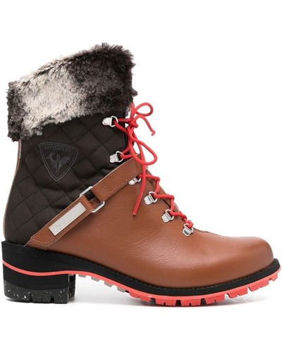 Rossignol Lace-up Ankle Boots - Brown