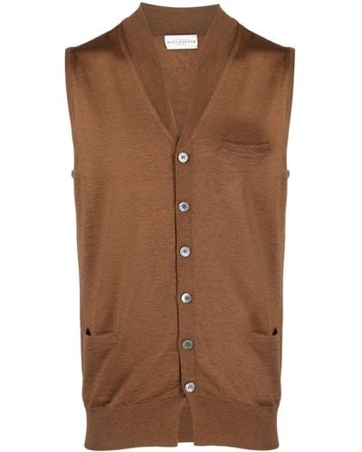 Ballantyne Basolan Wool Vest - Brown