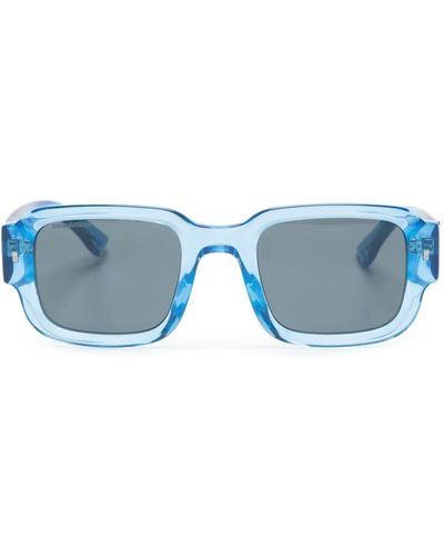 DSquared² Icon Rectangle-frame Sunglasses - Blue