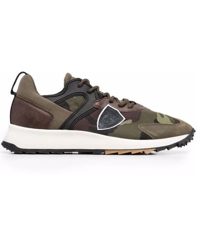 Philippe Model Royal Camouflage Trainers - Brown