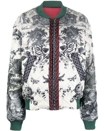 Pierre Louis Mascia Alo St Adana Reversible Bomber Jacket - White